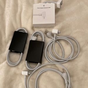 Five Apple Power Adapter Extension Cables